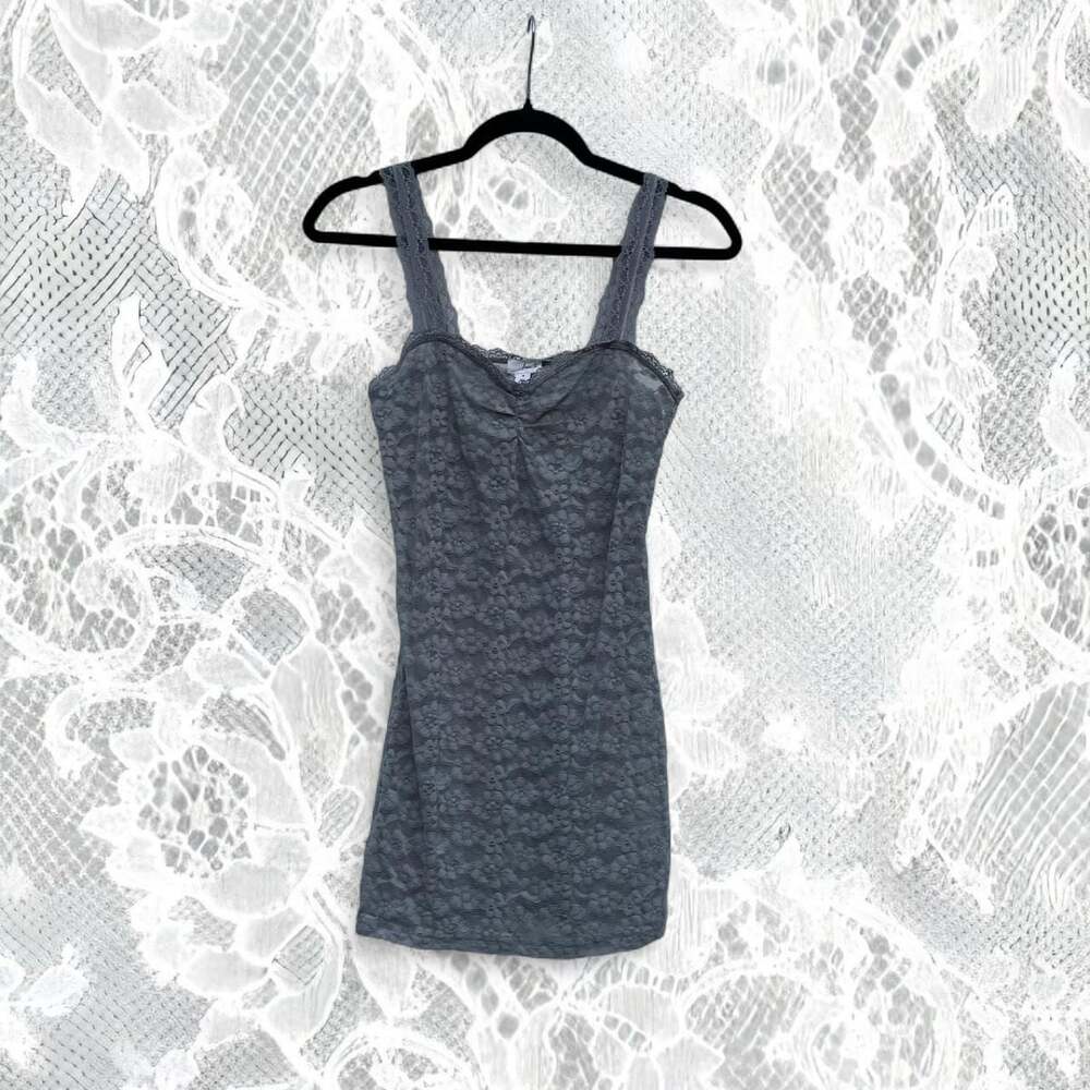 Frenchi Sage Green Lace Bodycon Mini Dress Y2K